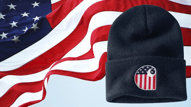 Carhartt american flag hat hotsell