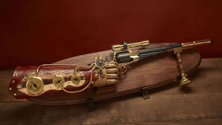 steampunk ray guns firearms