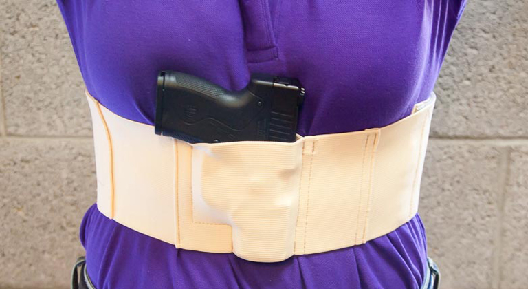 My belly-band holster identifies as female