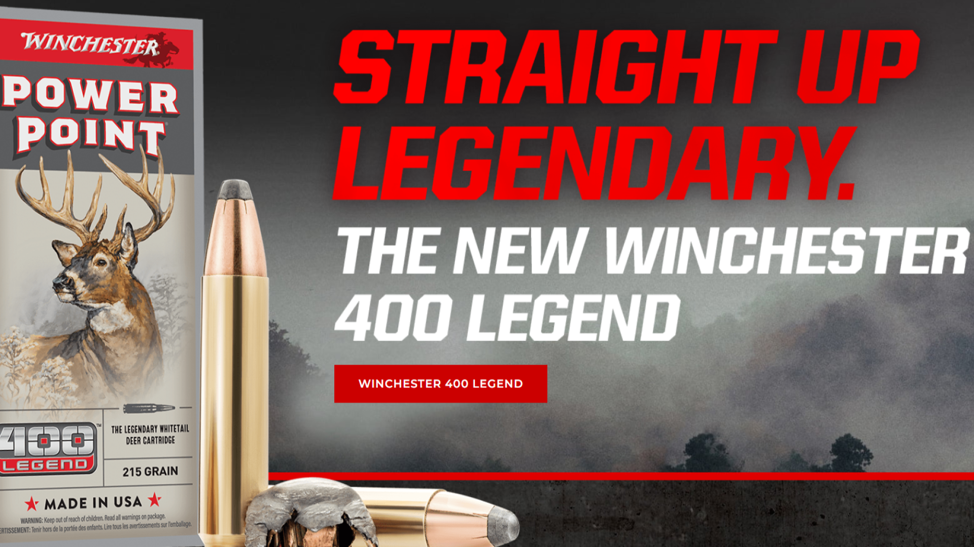 Launching 2023 Winchester's New 400 Legend Cartridge NRA Family