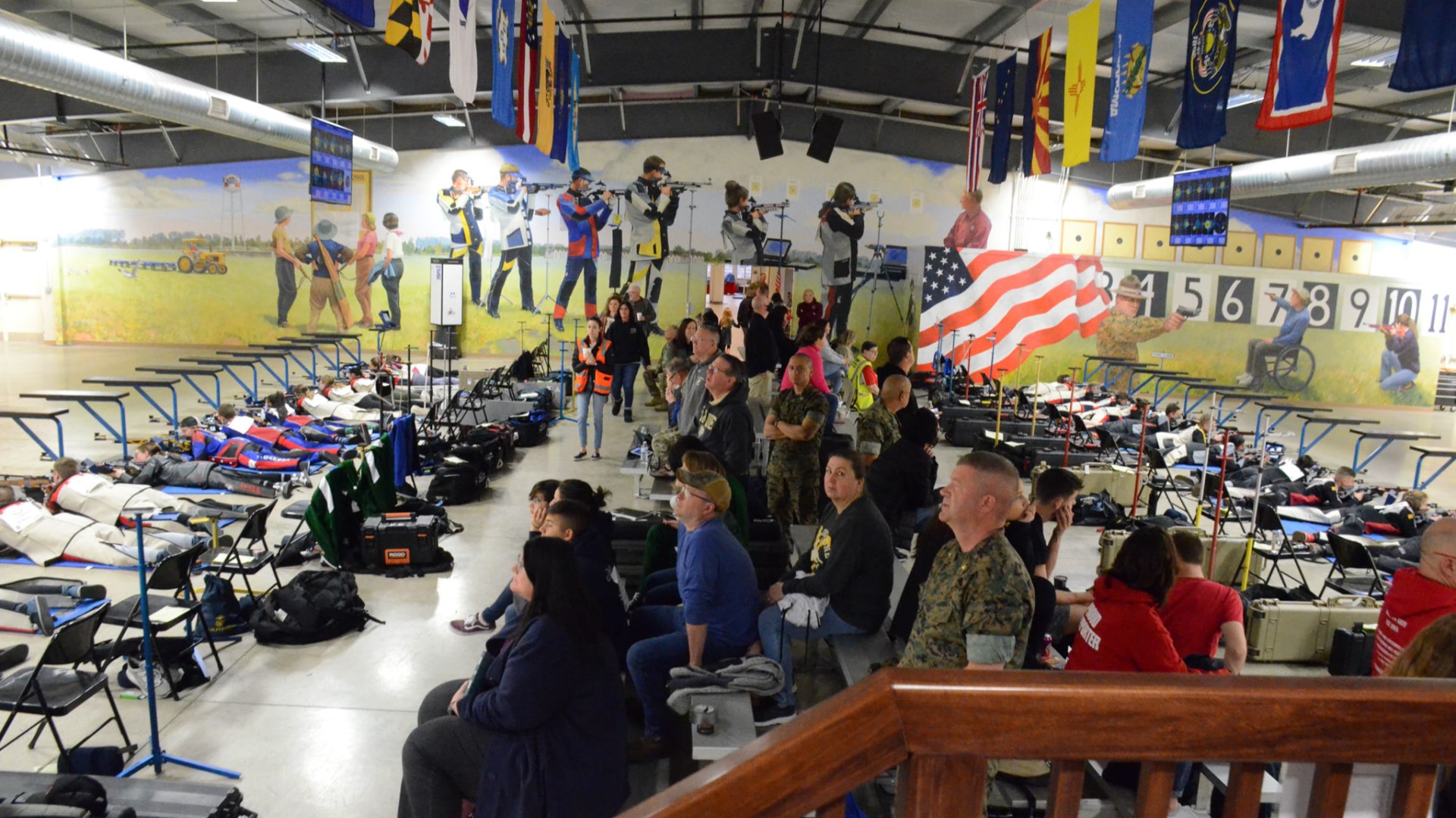 air rifle competition indoors