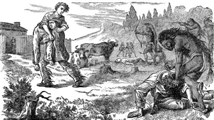 illustration of Simon Kenton